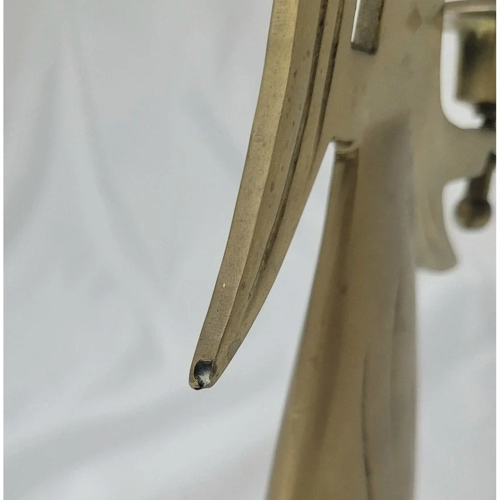 Vintage Brass Angel Candle‎ Holder / Akincilar Imports Candelabra
